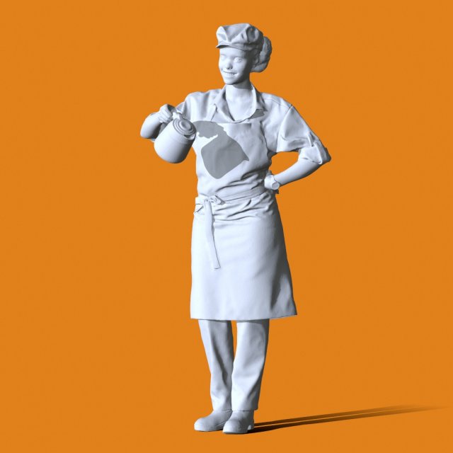 Miniature Pose People 105 Modelo de Impressão 3D .c4d .max .obj .3ds .fbx .stl .blend 