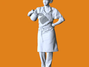 Pessoas em pose em miniatura 105 Modelo de Impressão 3D