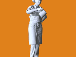 Miniature Pose People 105 3D Print Model