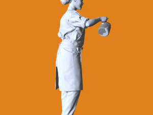 Miniature Pose People 105 3D Print Model