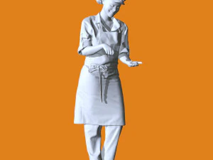 Miniature Pose People 106 3D Print Model