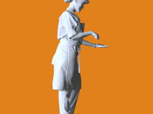 Miniature Pose People 106 3D Print Model