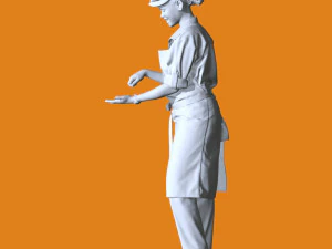 Miniature Pose People 106 3D Print Model