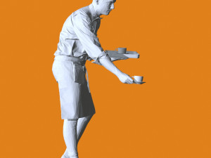 Miniature Pose People 107 3D 打印模型