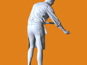 Miniature Pose People 107 3D 打印模型