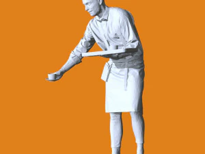 Miniature Pose People 107 3D Print Model
