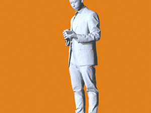 Miniature Pose People 108 3Dプリントモデル