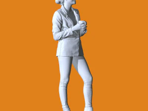 Miniature Pose People 109 3D Print Model