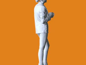 Miniature Pose People 109 3D Print Model