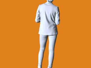 Miniature Pose People 109 3D Print Model