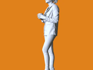 Miniature Pose People 109 3D Print Model