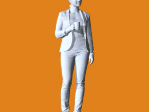 Miniatuurpose Mensen 110 3D printmodel