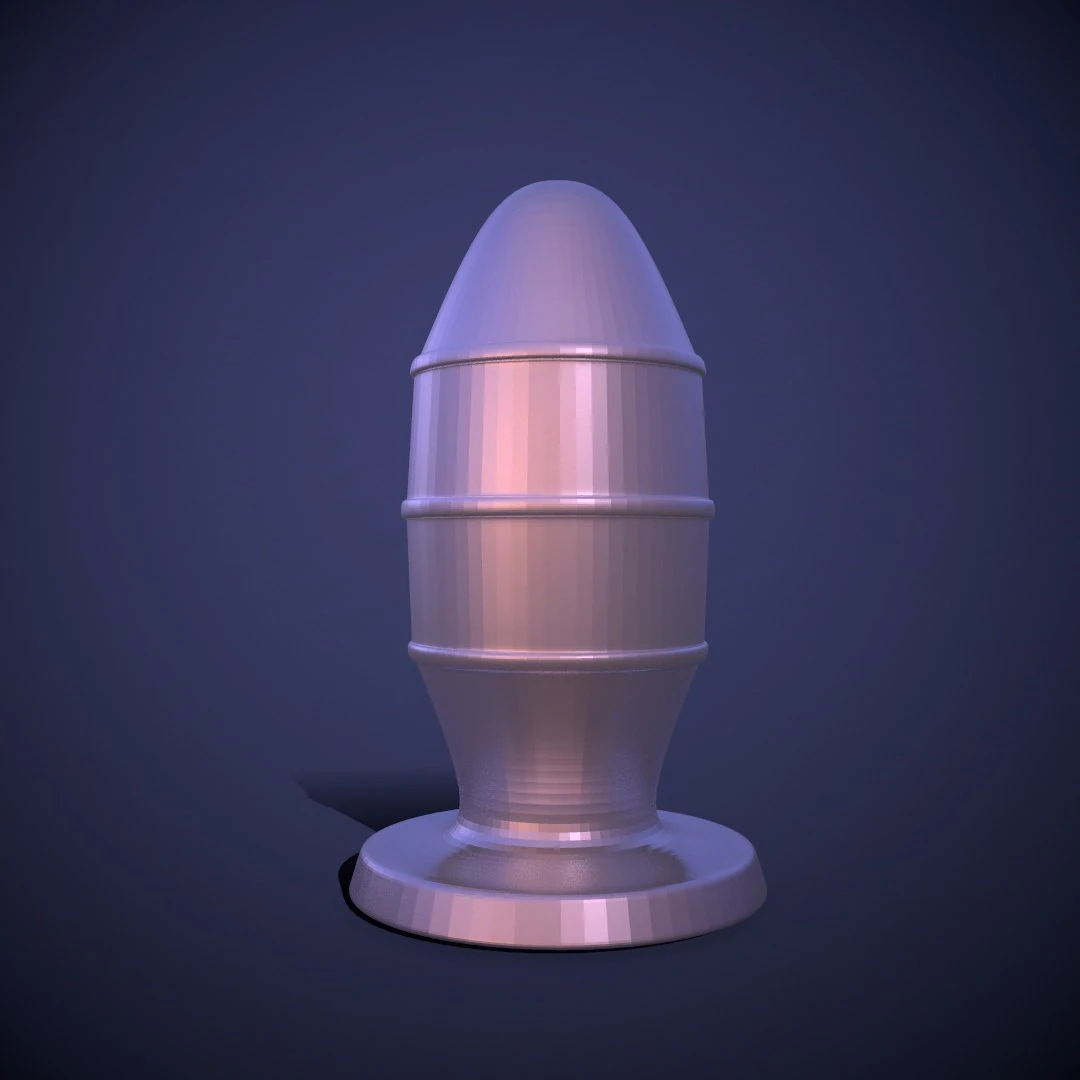 Penis AC12-05 STL OBJ 3D Model .c4d .max .obj .3ds .fbx .stl .blend 