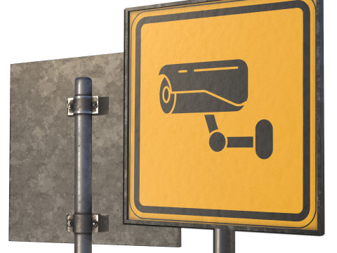 Street Sign-set 01 3D 模型