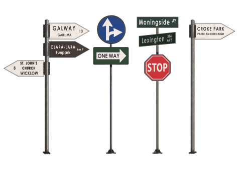 Street Sign-set 02 Modelo 3D