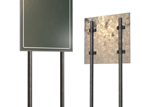 Street Sign-set 02 Modelo 3D