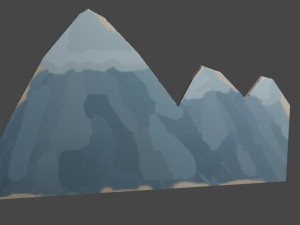 Decoration mountain 3D 模型