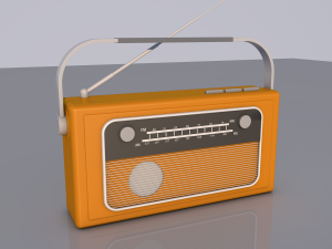 Retro Radio Modèle 3D