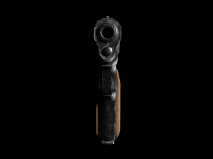Tokarev sovietico 1952 Game Ready PBR a basso numero di poligoni Modello 3D
