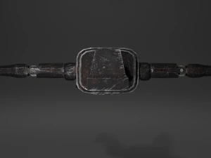 Old Damaged Robot PBR Low-Poly GameReady Model 3D Model