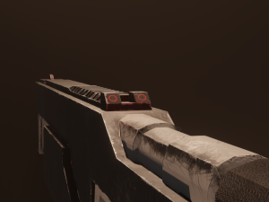 SCI-Fi Modern Rifle Low-Poly PBR GameReady 3D Модель