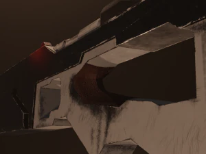 SCI-Fi Modern Rifle Low-Poly PBR GameReady Modelo 3D