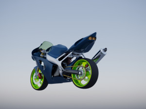 Kawasaki 636 2004 Model 3D