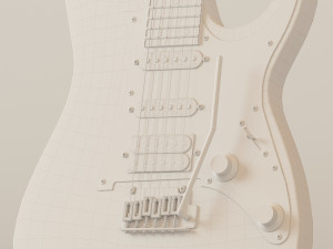 Electric guitar IBANEZ GRG140 3D Model
