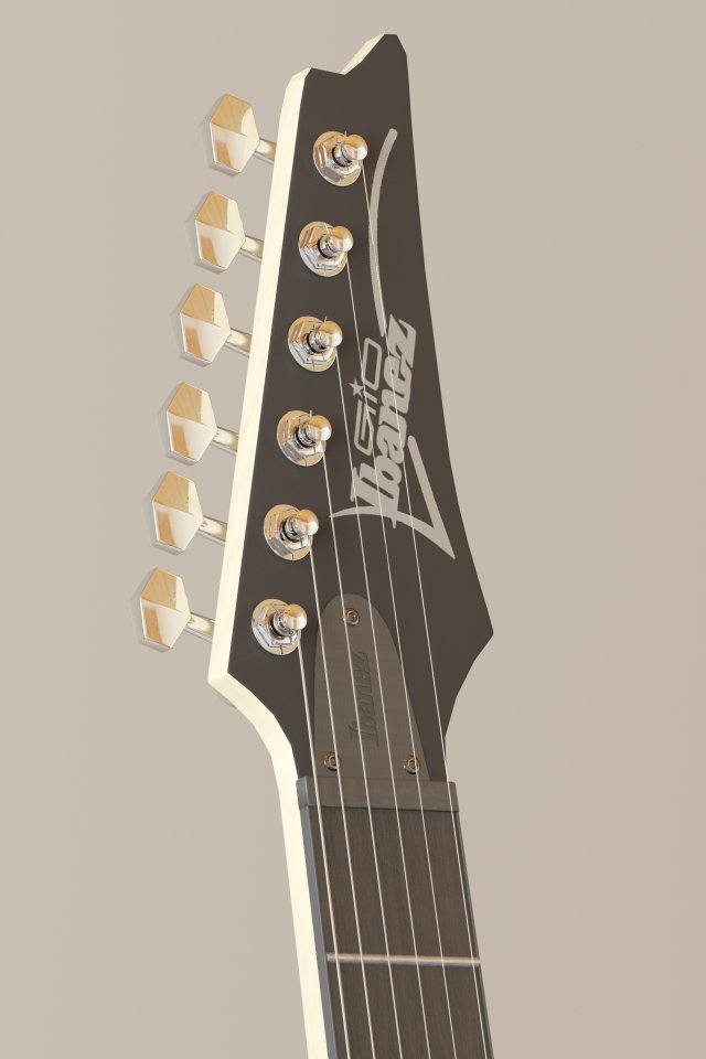 Electric guitar IBANEZ GRG140 3D Модель in Гитара 3DExport
