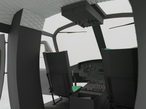 Huey Helicopter 3D मॉडल