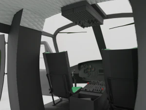 Huey Helicopter 3D Model
