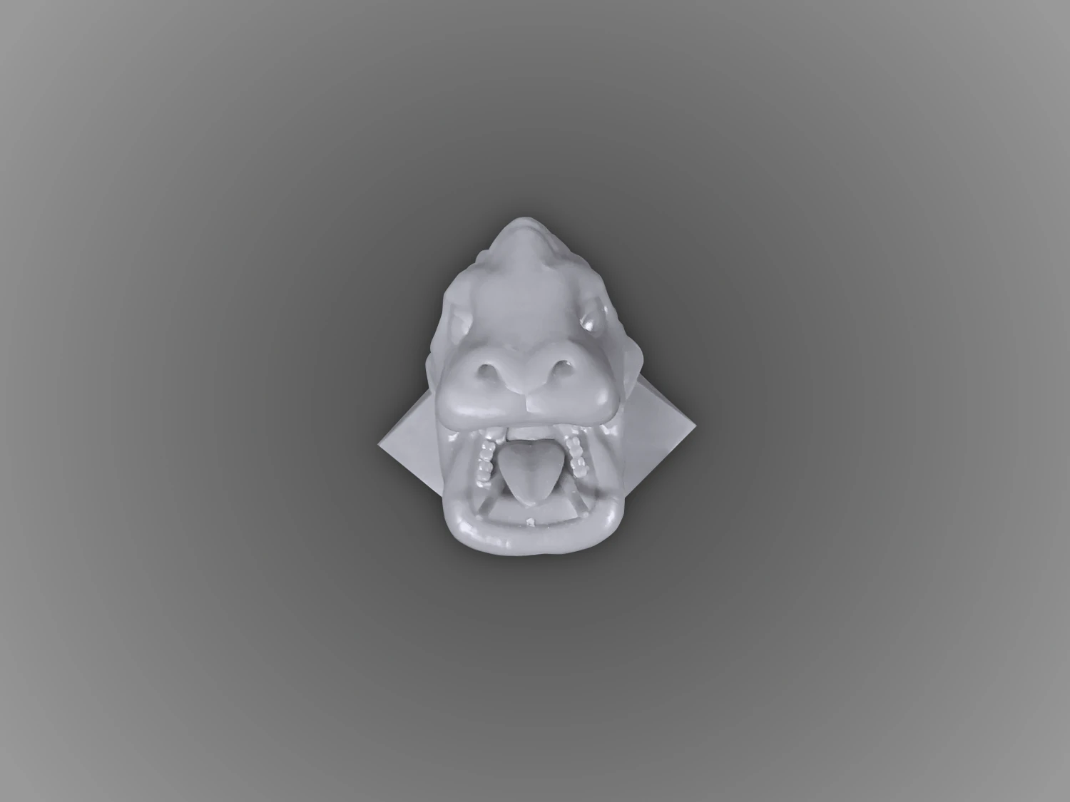Monstrous Hippopotamus 3D Print Model .c4d .max .obj .3ds .fbx .stl .blend