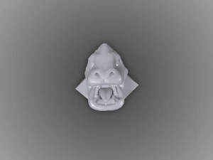 Kuda Nil yang Mengerikan Model Cetak 3D