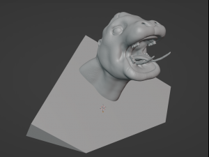 Monstrous Hippopotamus Modelo de impresión 3D