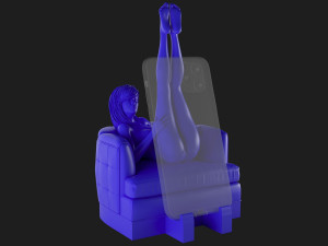 Sexy Phone Holder 3D Baskı Modeli