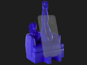 Sexy Phone Holder 3D Print Model