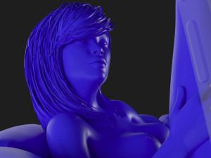 Sexy Phone Holder 3D Baskı Modeli
