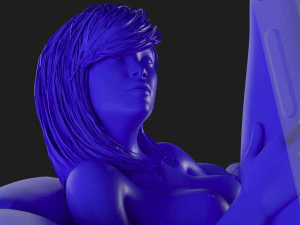 Sexy Phone Holder 3D Print Model