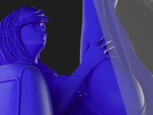 Sexy Phone Holder 3D Print Model