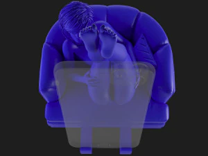 Sexy Phone Holder 3D Print Model