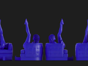 Sexy Phone Holder 3D Print Model
