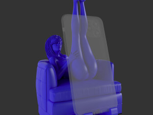 Sexy Phone Holder 3D Baskı Modeli