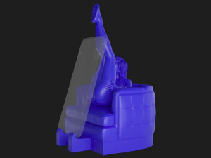 Sexy Phone Holder 3D Print Model
