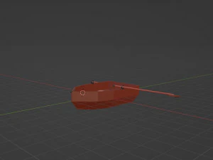 Човен 3D Модель