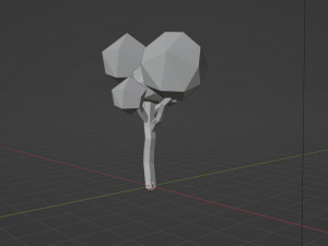 Low poly tree Modelo 3D