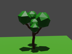 Low poly tree 3D Model