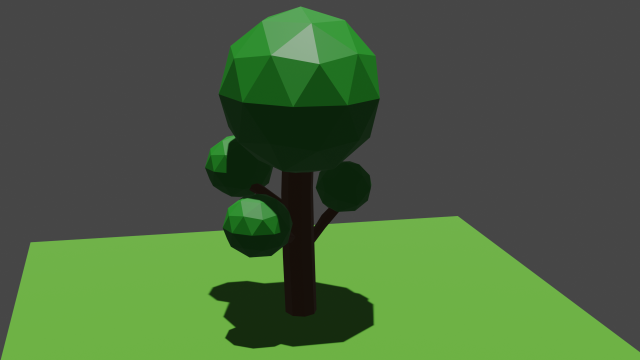 Low poly tree 3D Model .c4d .max .obj .3ds .fbx .stl .blend 