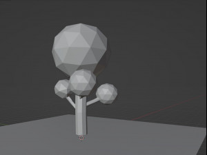 Low poly tree 3D Model