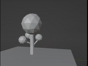 Low poly tree 3D Model