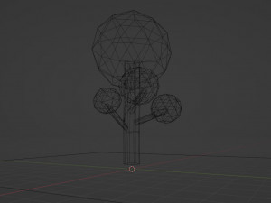 Low poly tree 3D Model